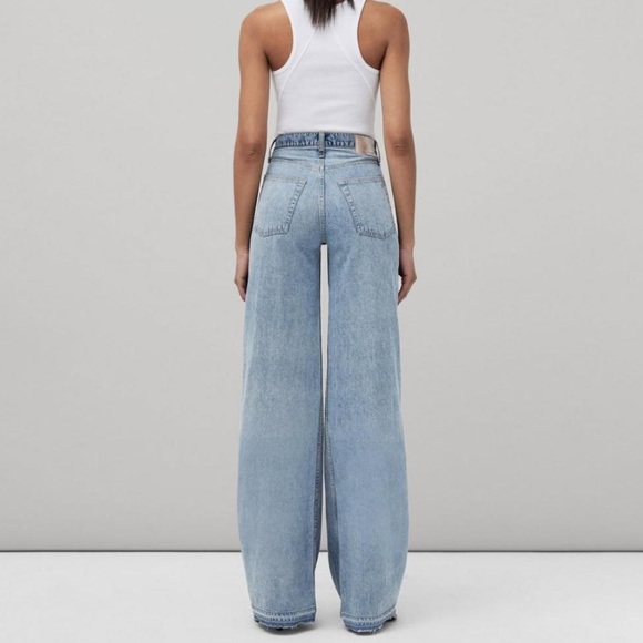 rag & bone Blue Flare & Wide Leg Jeans - Picture 2 of 8